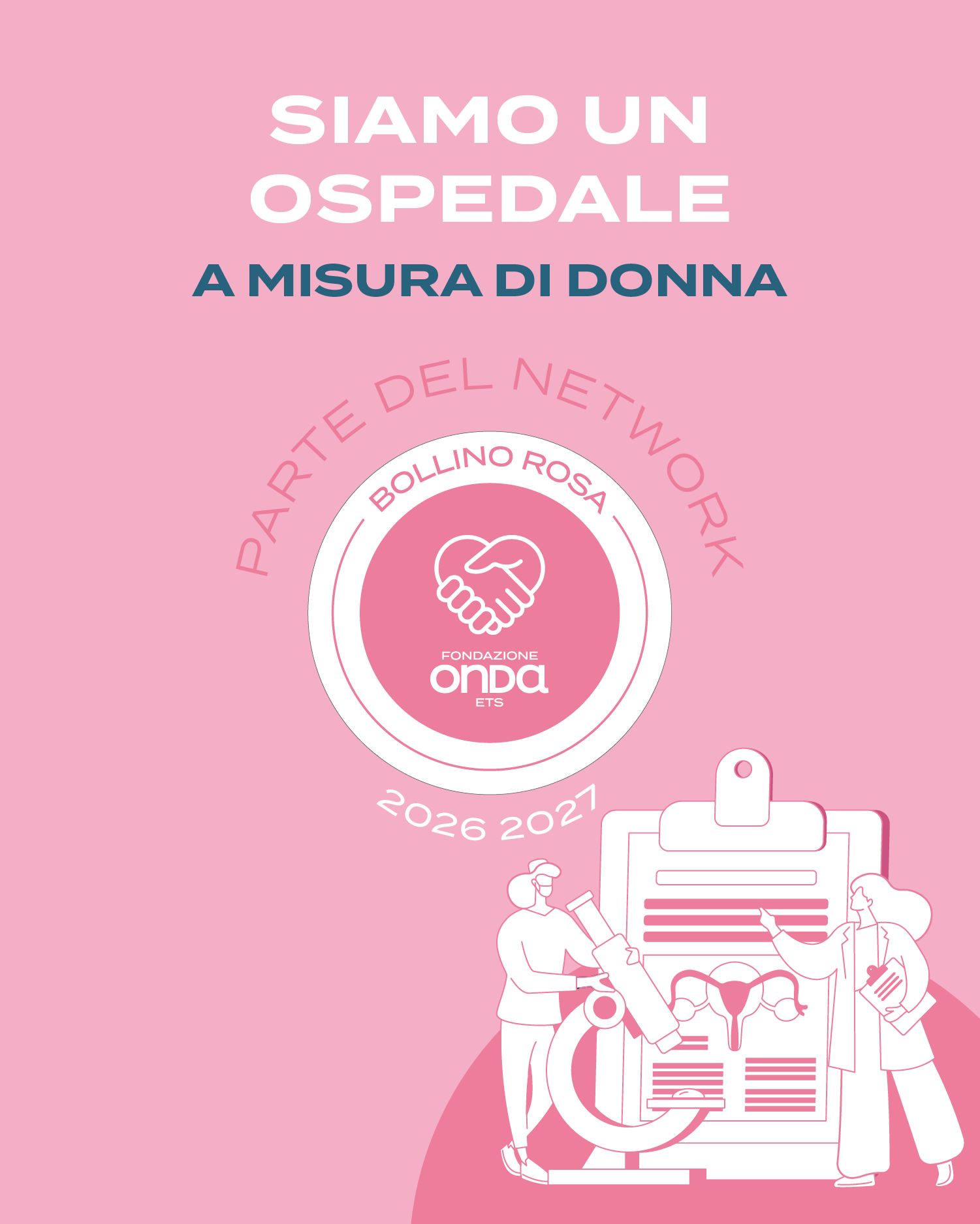  Il “Frangipane - Bellizzi” si conferma ospedale a misura di donna con il Bollino Rosa di Fondazione Onda 
