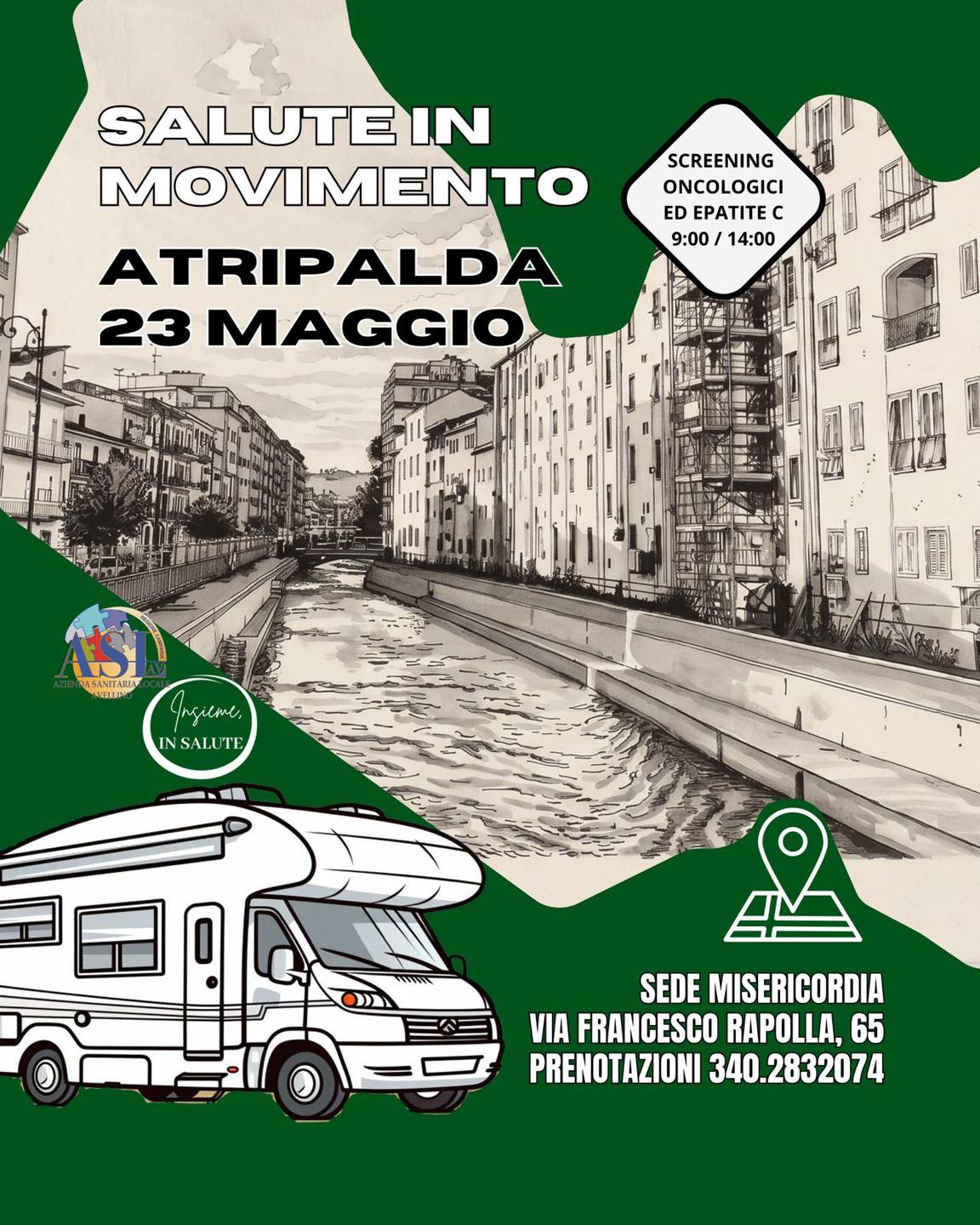 Salute in Movimento. Sabato 23 maggio, nuova tappa ad Atripalda 