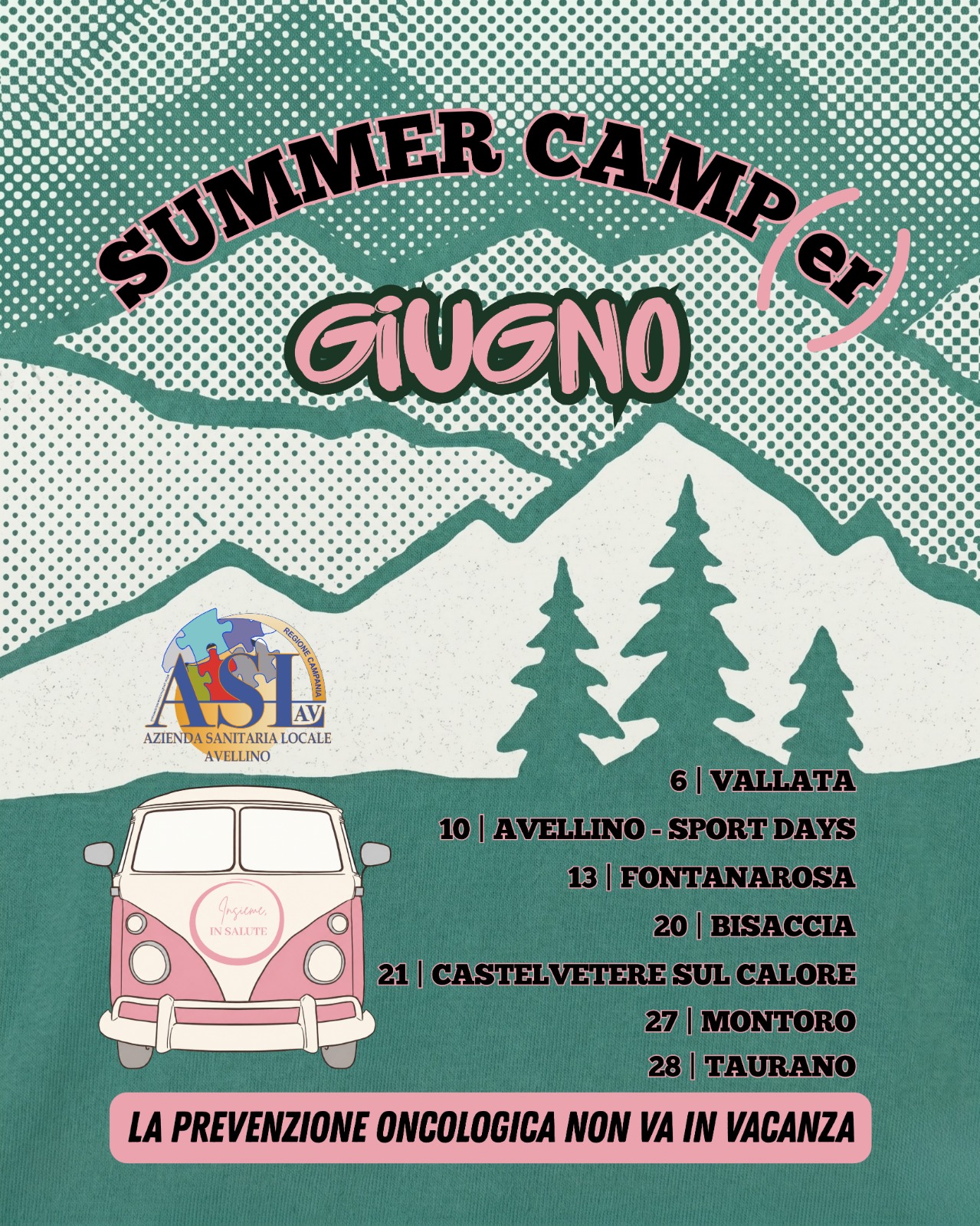La prevenzione non va in vacanza e a giugno parte il Summer Camp(er) dell’Asl Avellino